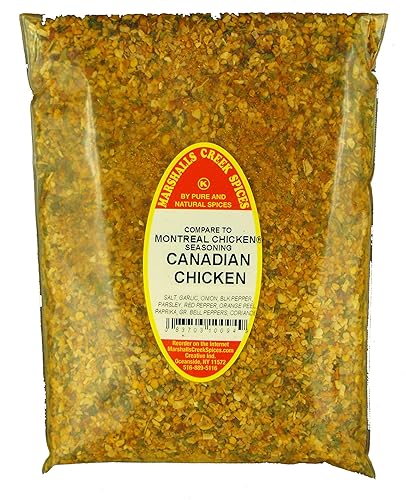Marshalls Creek Spices Bolsa de recarga de condimento de pollo canadiense (comparado con el condimento de Montreal), 13 onzas