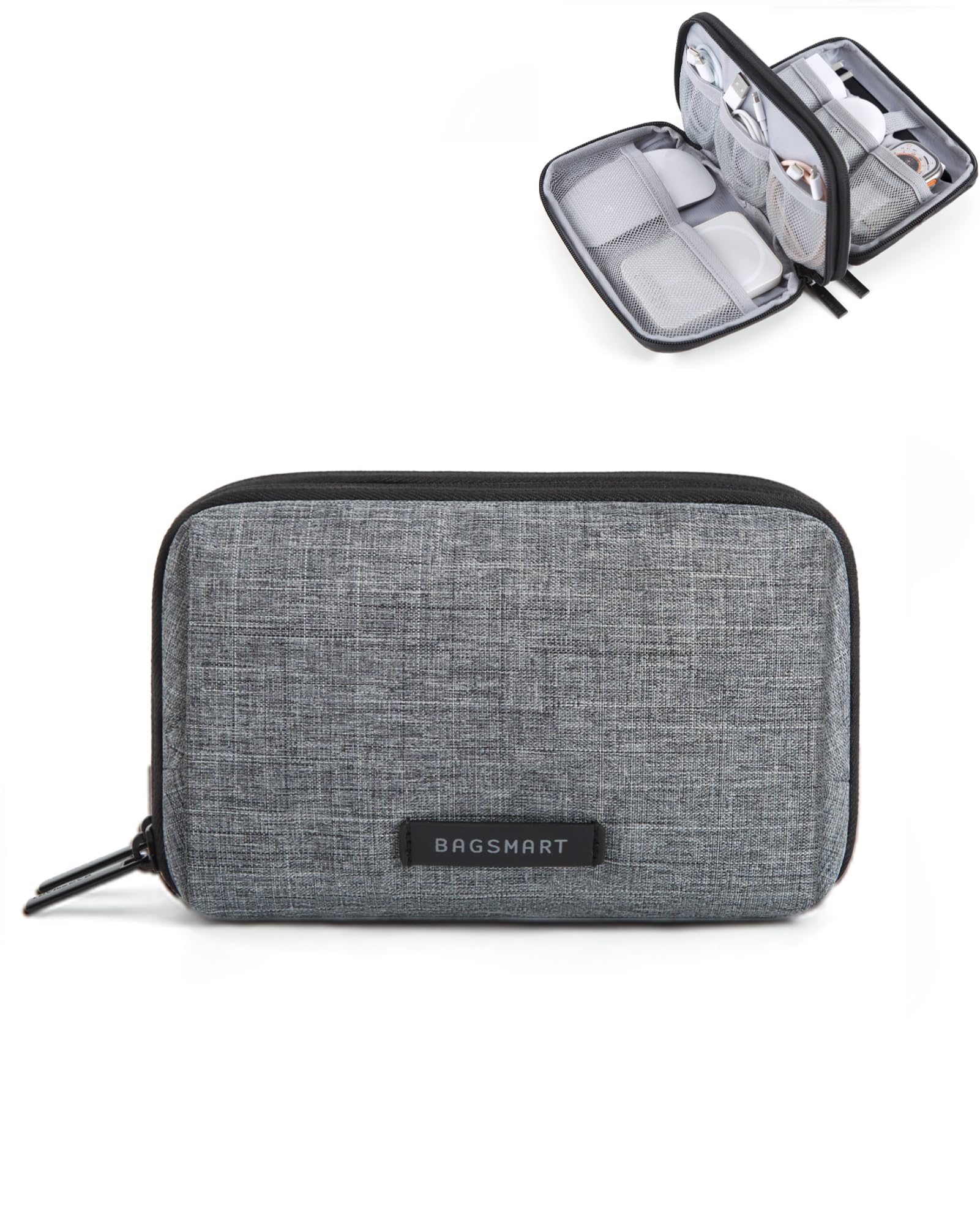 bagsmart Reisetasche für Elektronik-Organizer, Kabel-Ladekabel-Organizer für Handy-Ladezubehör