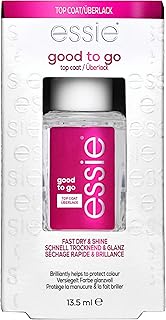 essie Good to Go Top Coat, Fast Dry + Shine Nail Polish, 0.46 Ounces (Packaging May Vary)