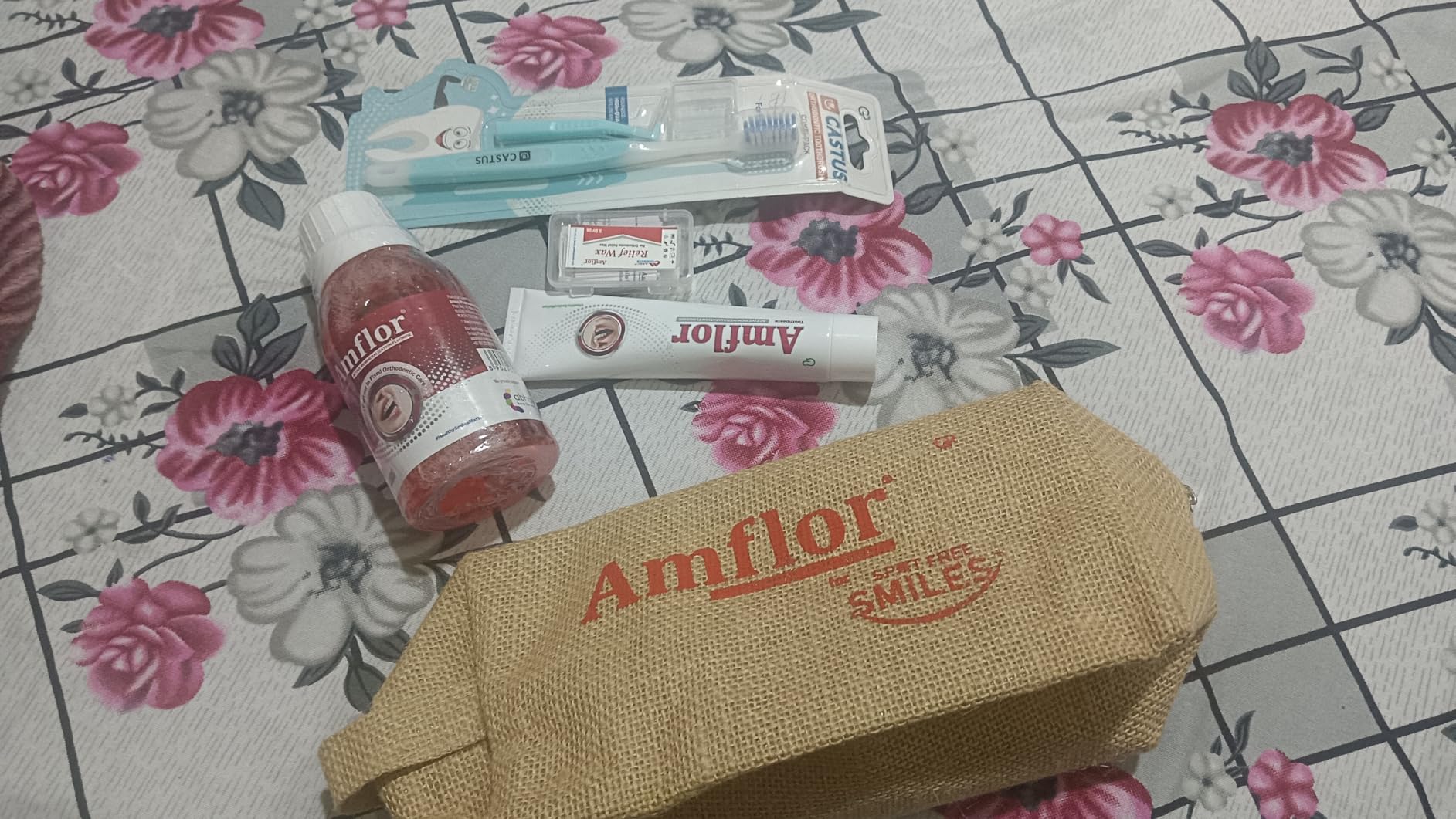Amflor Orthodontic Kit | Amflor Toothpaste & Mouthwash | Castus ...