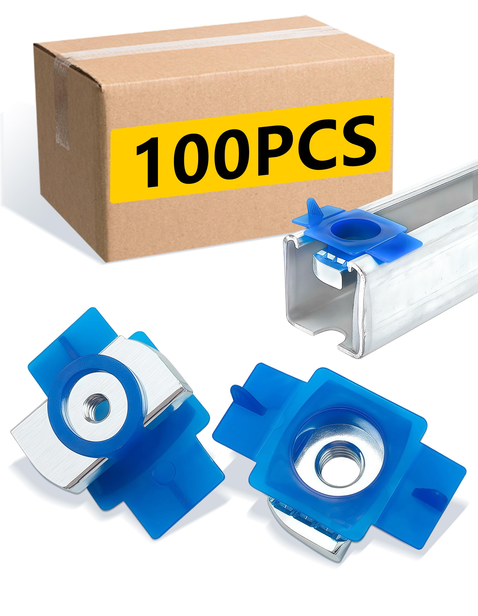 Nylon Strut Nuts - Twist-Lock Fasteners -10