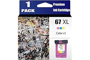 67 XL Ink Cartridge Compatible for HP OfficeJet Pro 2722 Printer