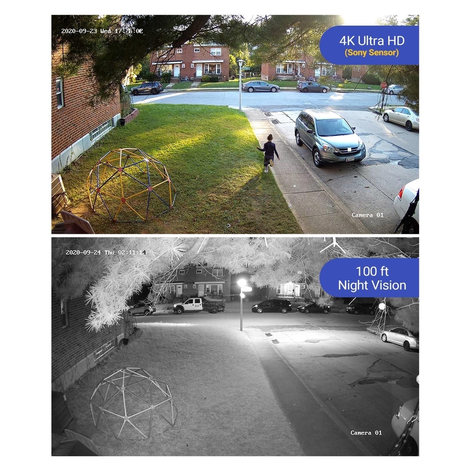 8-kanałowy 8MP Ultra HD PoE Sieciowy System Bezpieczeństwa Wideo 4K H.265 Nadzór NVR H800 Wejście Audio POE CCTV Kamery Typu Bullet Dobra Jakość Obrazu(4T,8CH NVR 4PCS Cameras)