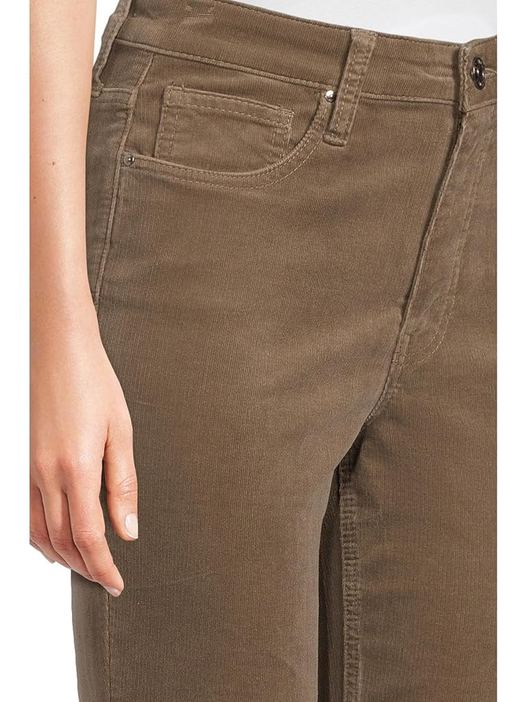 Brown KUT from the Kloth Rachael High Rise Fab Ab Mom Regular Hem-Long