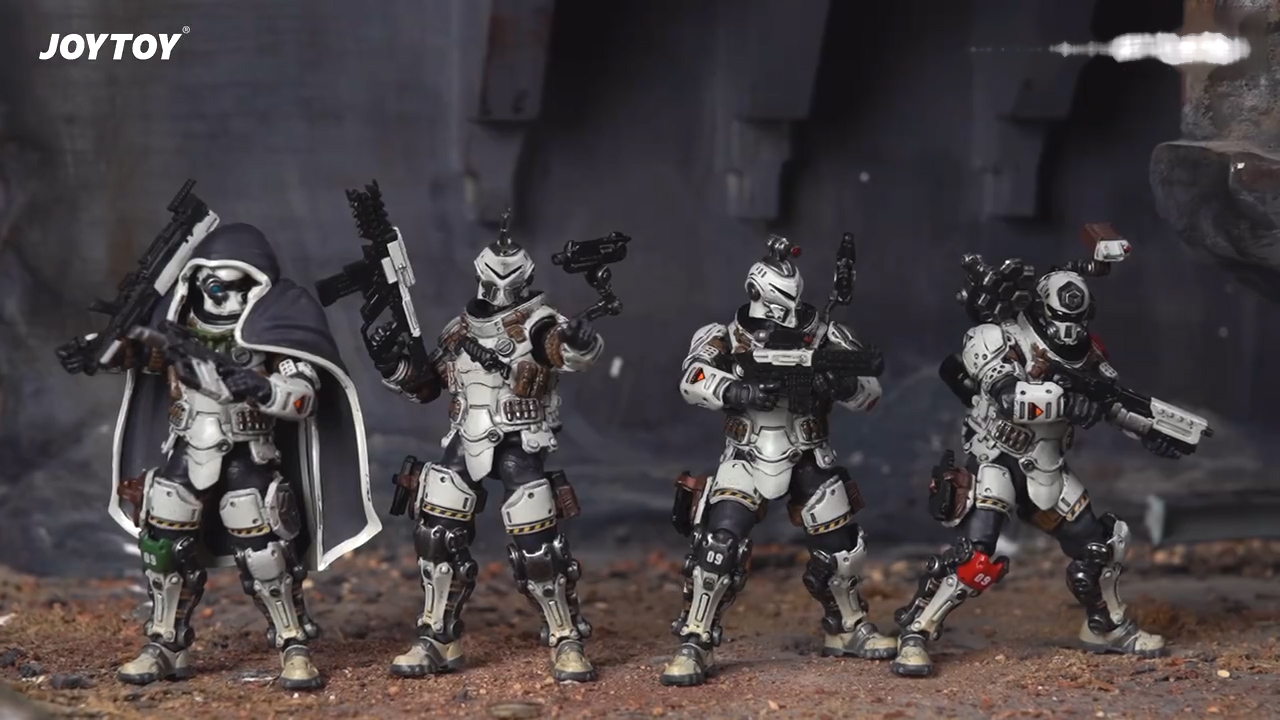 Amazon.com: JoyToy 1/18 Scale 4pcs Action Figures Mecha Sorrow