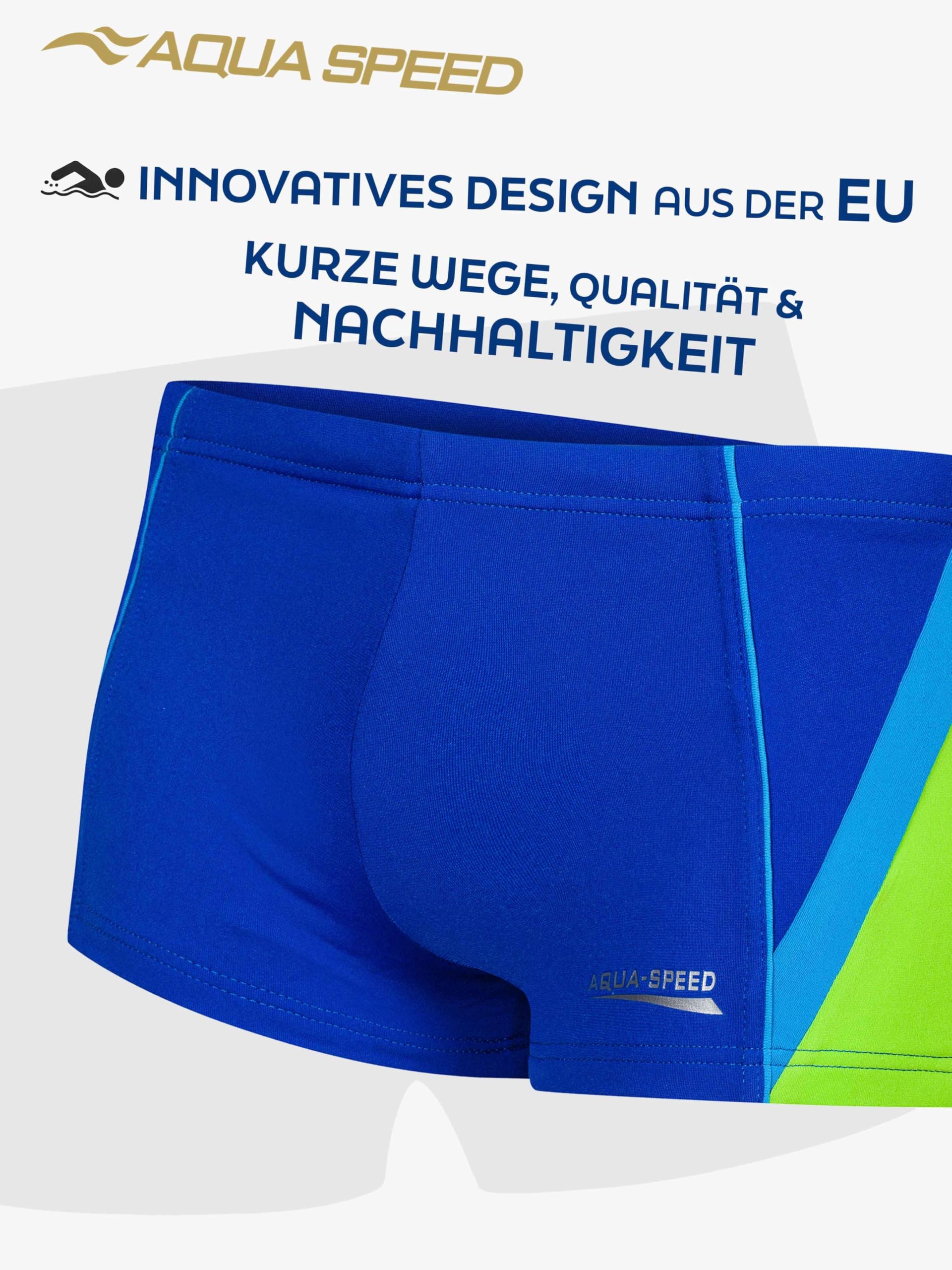 Aqua Speed Leo + Andy + Diego Pantaloni da Nuoto | 92-152 cm | Moderni Protezione UV | Resistente ai Raggi UV | Resistente al Cloro | Coulisse