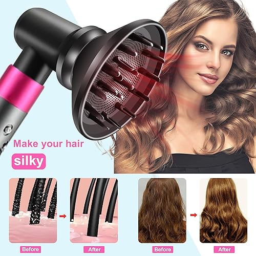 Miniatura 5 de Difusor y adaptador para Dyson Airwrap Styler, accesorio difusor de secador de pelo compatible con Airwrap Styler Convertir a secador de pelo