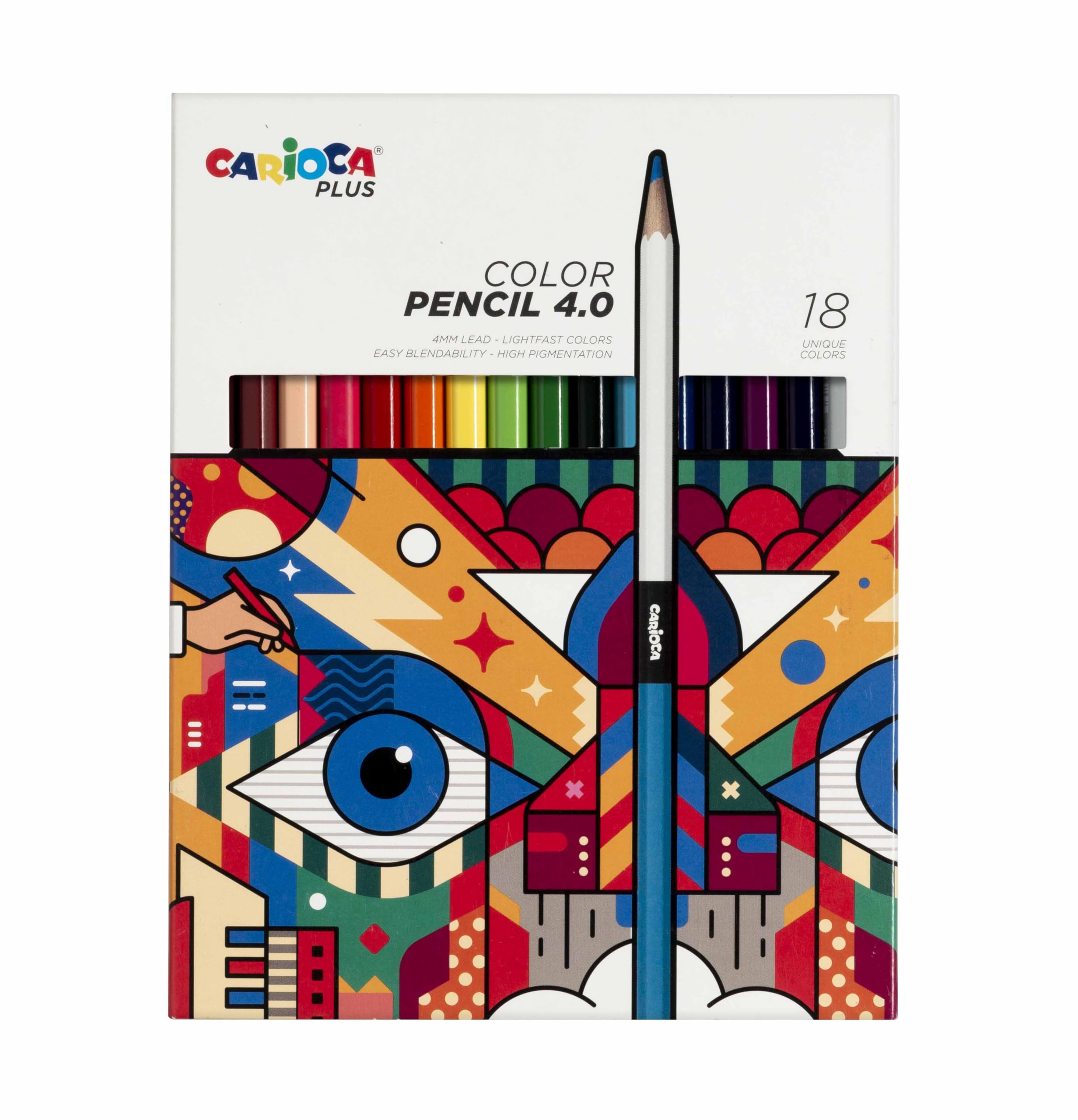 Carioca Plus 4.0 Kuru Boya Kalemi 18'Li