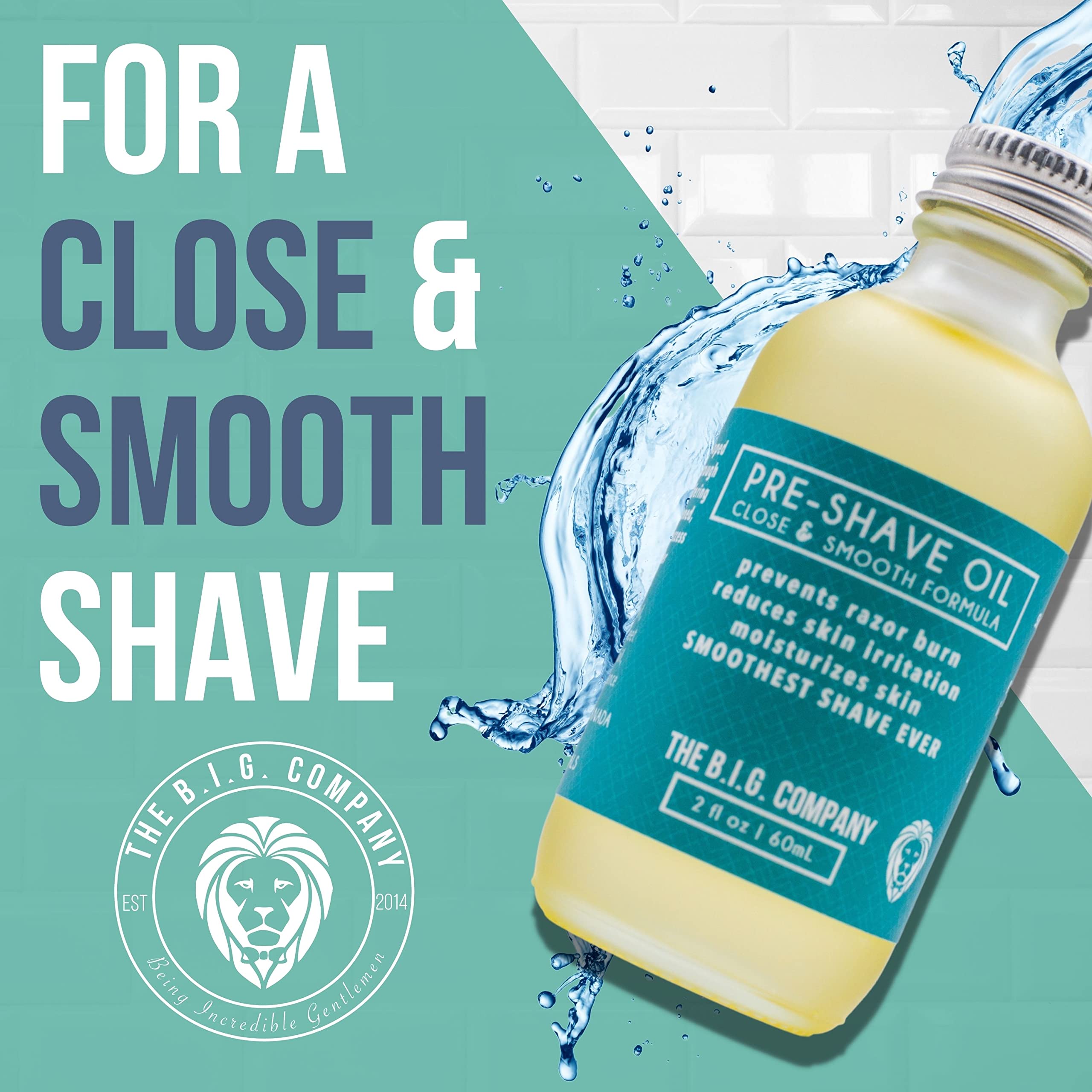 B.I.G. Natural Pre Shave Oil, 60 ml 1