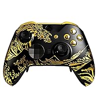 Vista 15 de Xbox Elite Series 2 Custom Soft Touch Controller - Soft Touch Feel, Added Grip, Cool Blue Color - Compatible with Xbox One, Series X, Series S