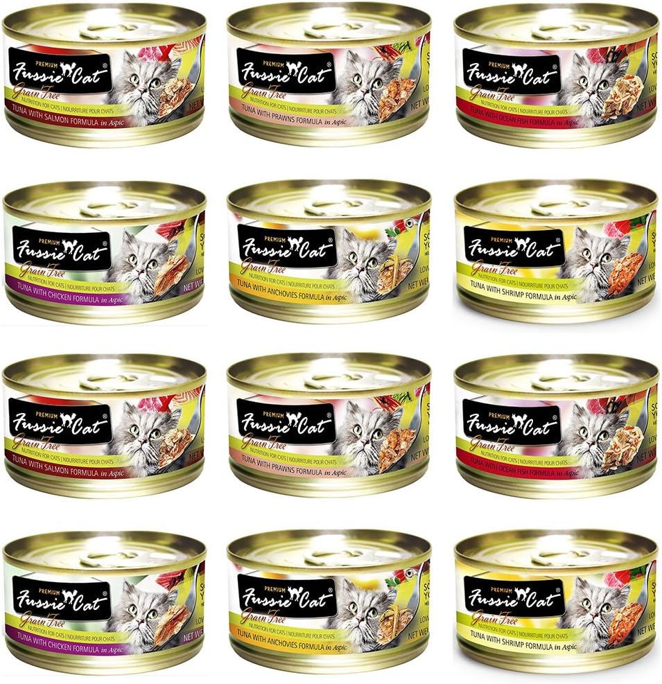 Fussie Cat Premium GrainFree Canned Wet Food Variety