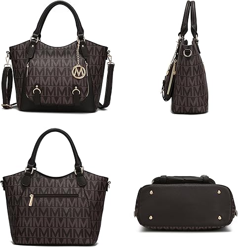 Miniatura 4 de MKF Collection Mia K - Bolso de hombro para mujer, de piel sintética, con asa superior, bolso cruzado