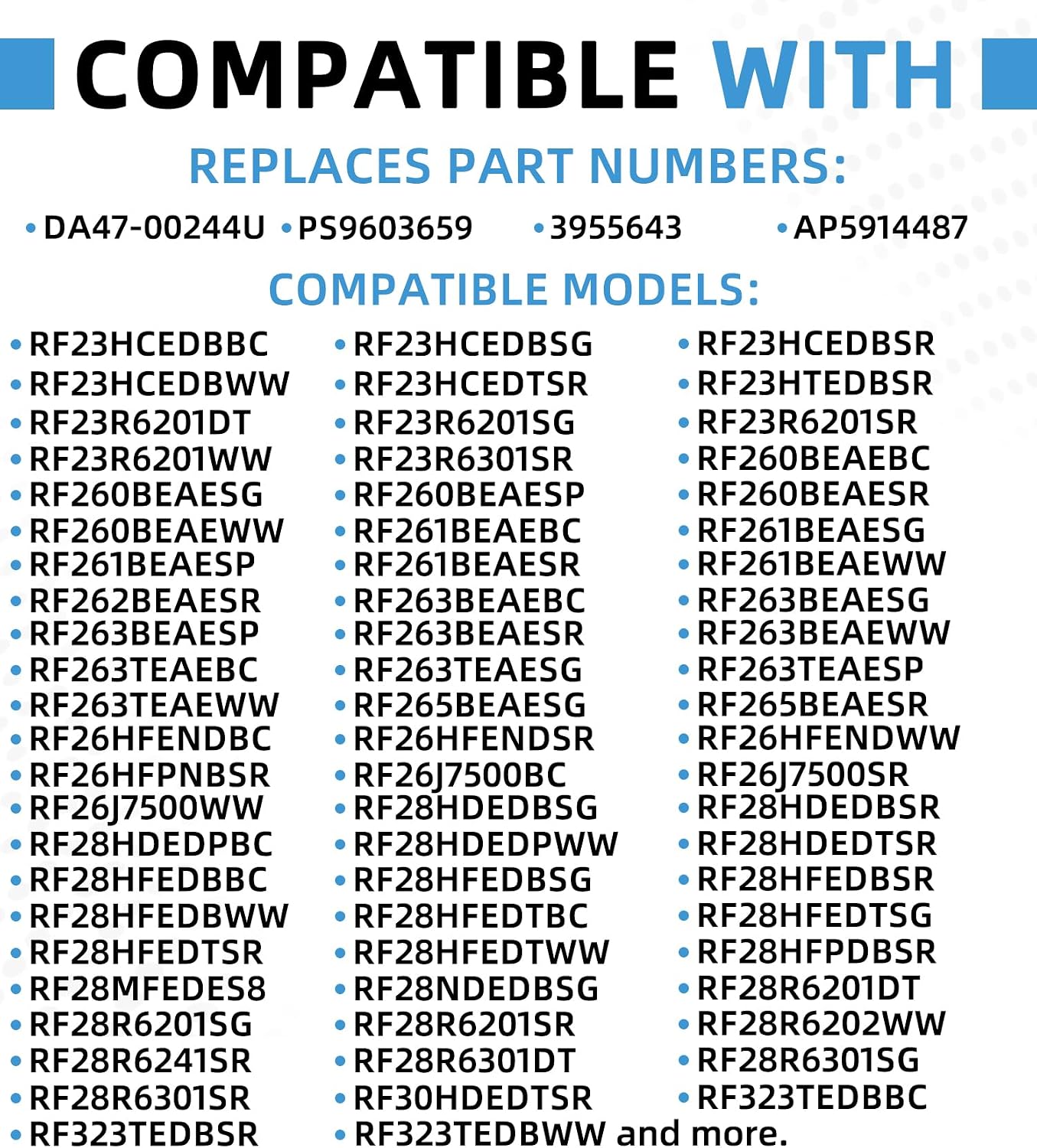 DA47-00244U Refrigerator Defrost Heater Compatible with Samsung Refrigerator Compatible with PS9603659 AP5914487 3955643