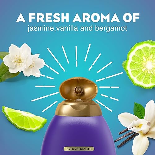 Miniatura 4 de OGX Acondicionador voluminizador extra fuerte de biotina y colágeno para cabello más grueso y completo, 25.4 onzas líquidas