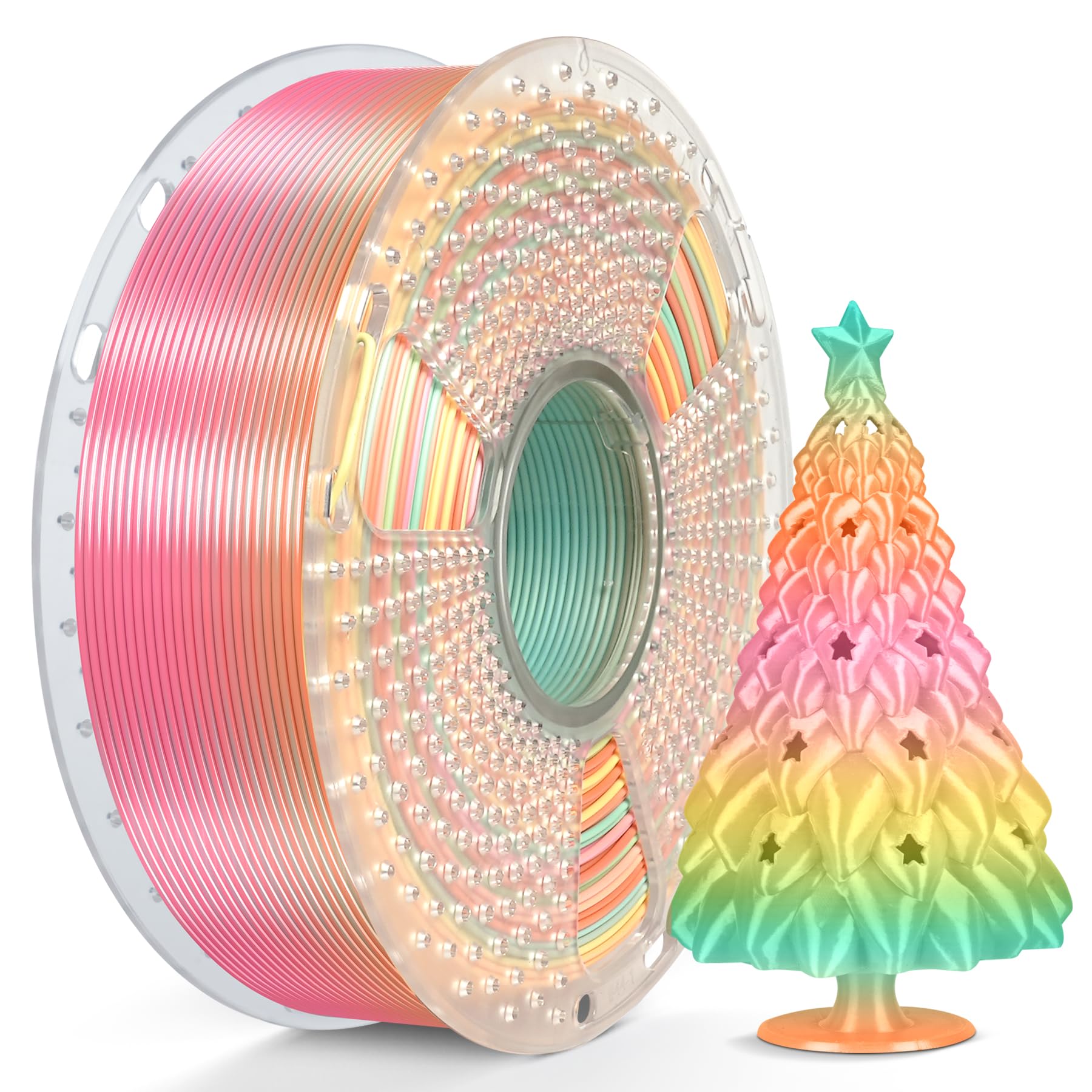 SUNLU Silk PLA Filament - Shiny Silver 1KG -30 SUNLU Silk PLA Filament - Shiny Silver 1KG -30