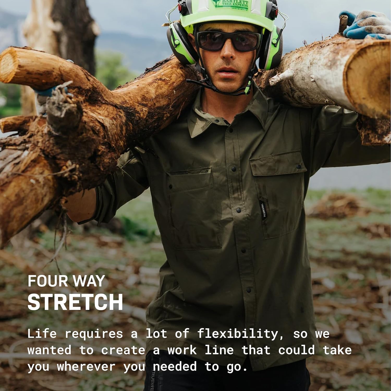 TRUEWERK Men's Long Sleeve Cloud Work Shirt - Button Down, Lightweight, Fast-Drying, Breathable, and SPF Shirts - Image 8