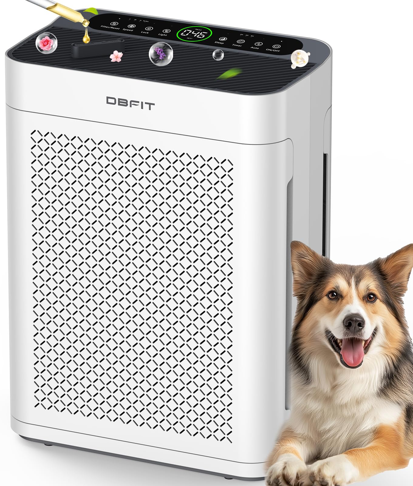 DBFIT HEPA Air Purifier for Large Rooms up to 3000sq.ft