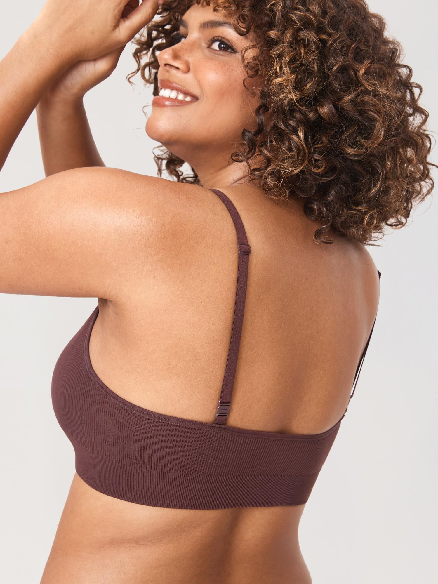 MOMANDA Reggiseno Allattamento Senza Ferretto a Costine Bralette Senza Cuciture Morbido Reggiseni Premaman Comodo per Dormire