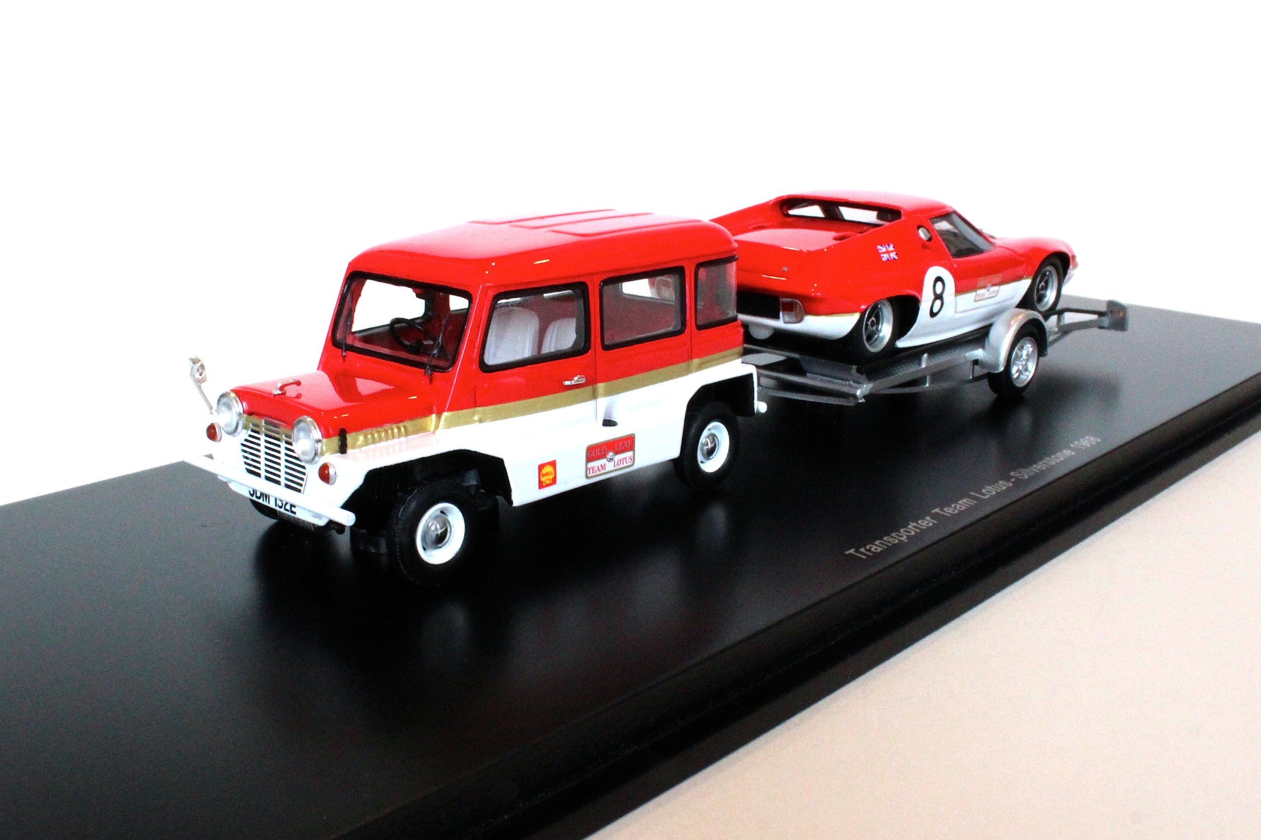 PLANEX COLLECTION/Spark】1/43 ミニモーク&ロータス47 ゴールドリーフ 