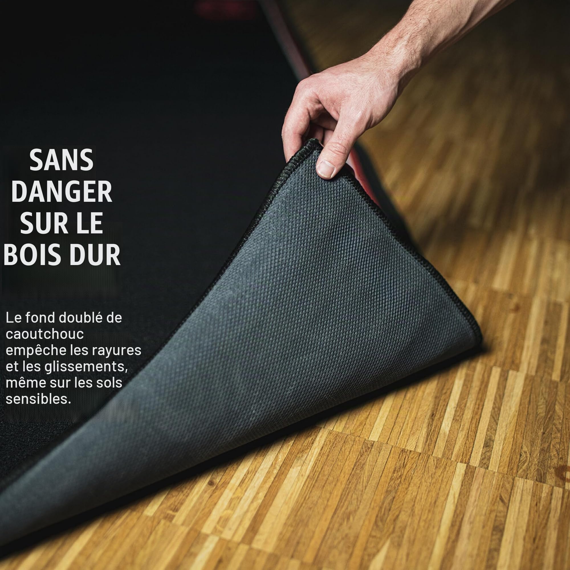 Meinl Tapis de batterie MDR-BK, 160 x 200 cm, noir - Tapis de batterie
