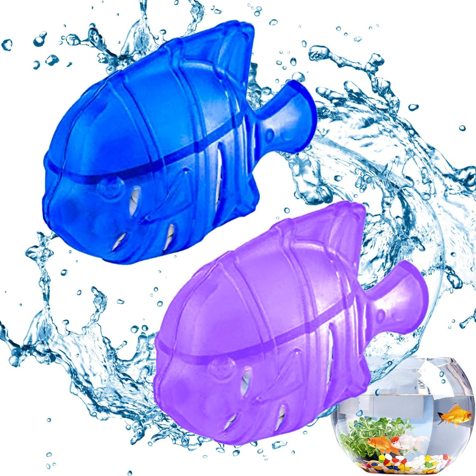 Aquarium Water Clarifier | Clear Cloudy Fish Tank Water Treatment, Safe for Freshwater & Saltwater Fish and Plants - 2 Pack