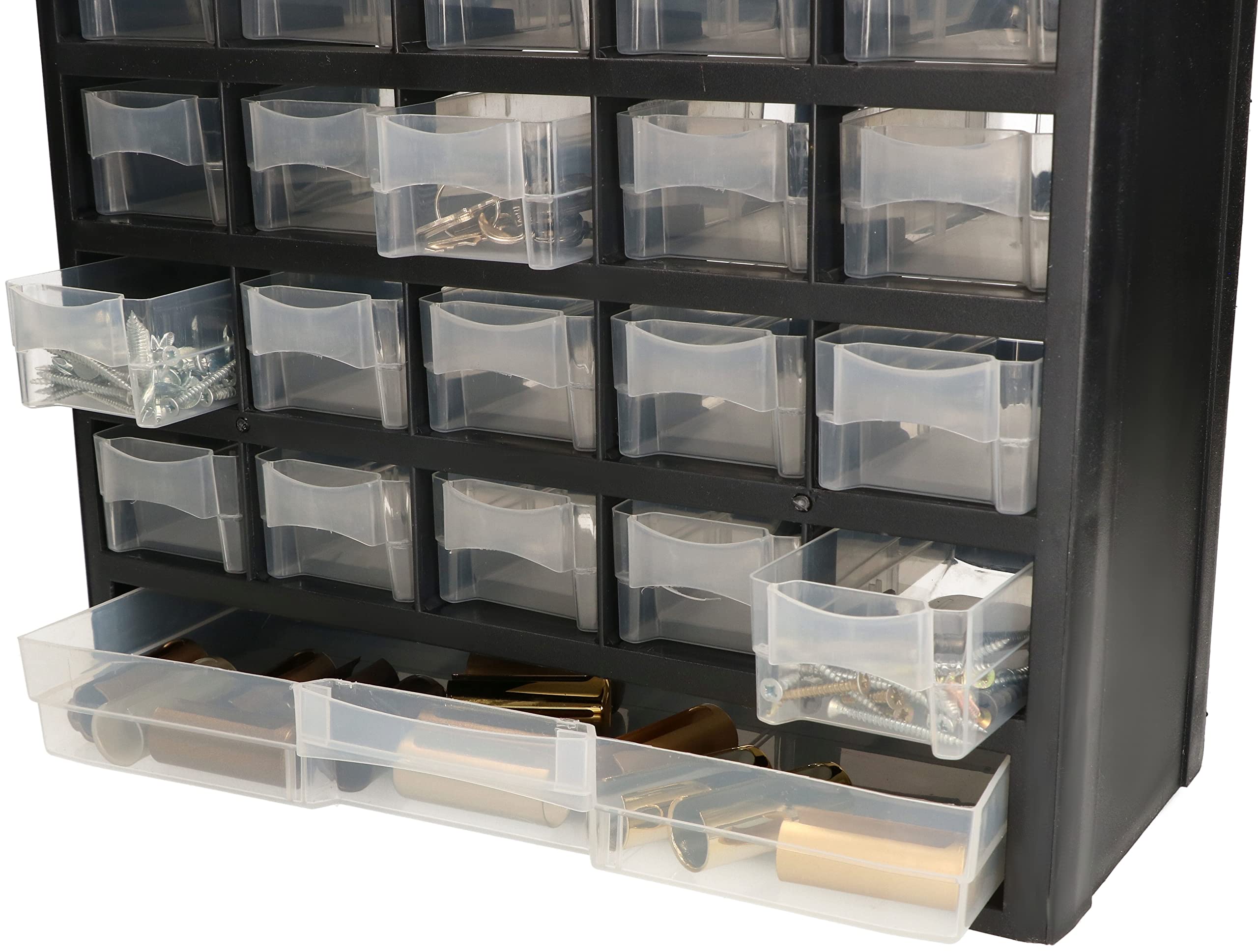 KOTARBAU® Caja de Almacenamiento, Organizador de Taller, Organizador de Piezas pequeñas, 41 cajones/compartimientos, Plástico, Caja de clasificación, Caja de Herramientas, Tornillos