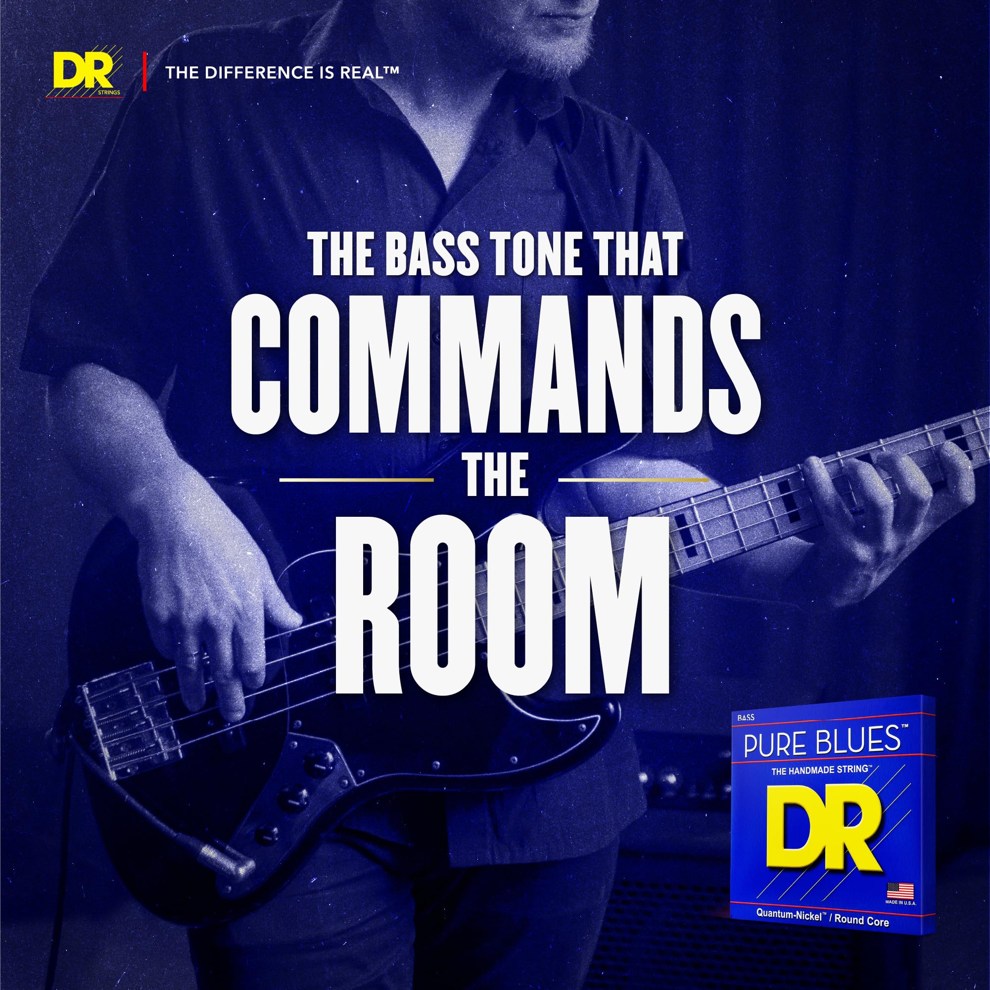 Amazon | DR Strings Pure Blues Bass Medium 6弦 | ベース弦 | 楽器