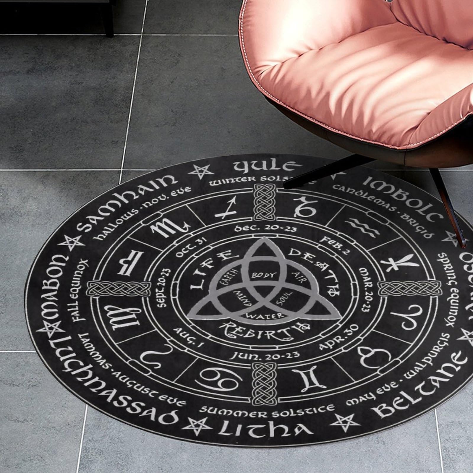Tapis de sol Viking anti-froid en polaire douce pour réchauffer une chambre de 90cm