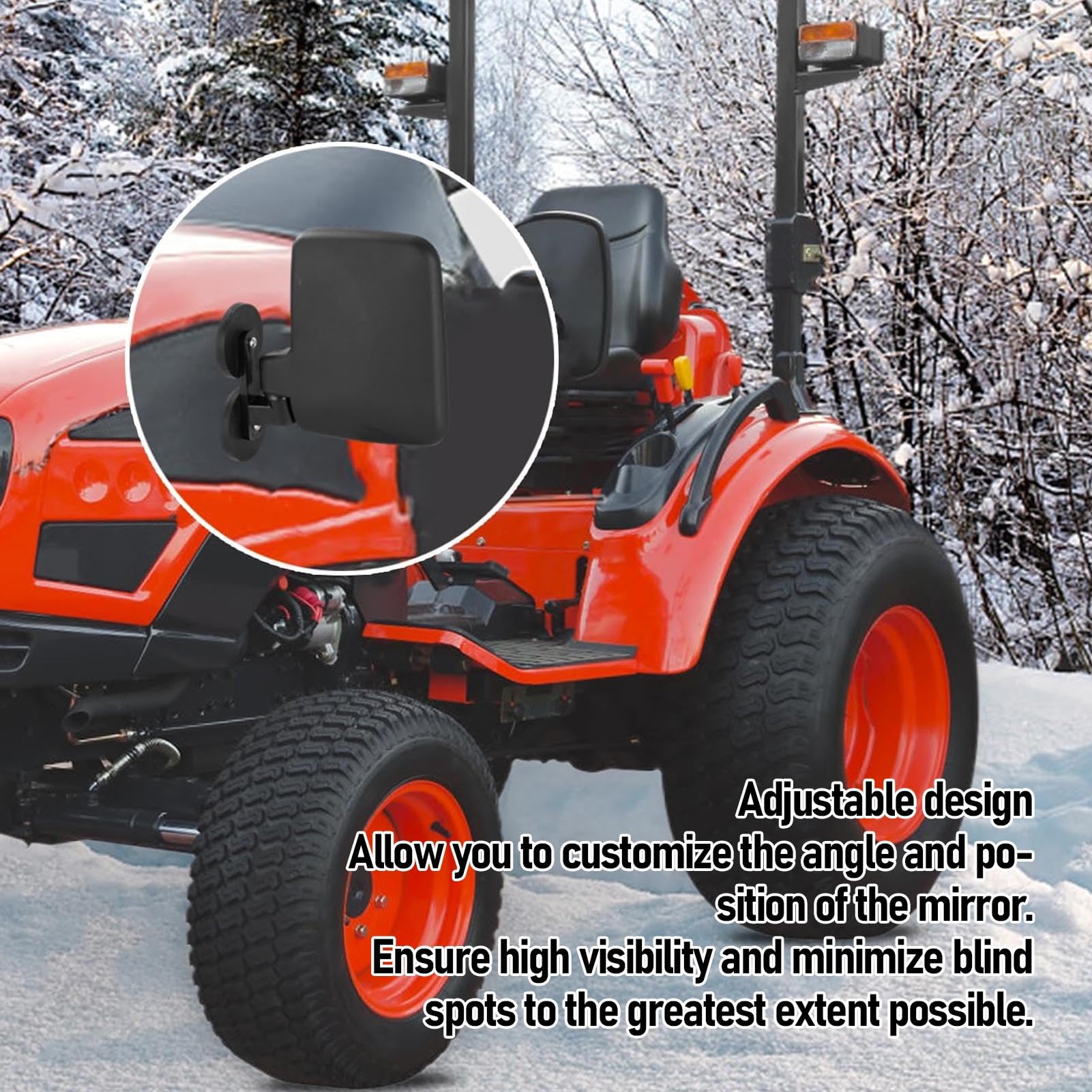 Tractorspiegels, Universele Sterke Magnetische Tractor