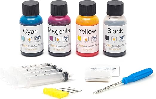 Ricarica Cartuccia Canon CL-244 Inchiostro Di Ricarica 60 Ml Per Stampanti Canon PG-243 CL-244 - Nero, Digit Colors Pentax Mg - Foto 9