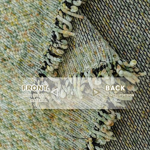 Miniatura 220 de HANDONTIME fundas de sofá beige para sofá, fundas boho de jacquard y corduroy para perros, funda de sofá de felpilla para perros, protector suave