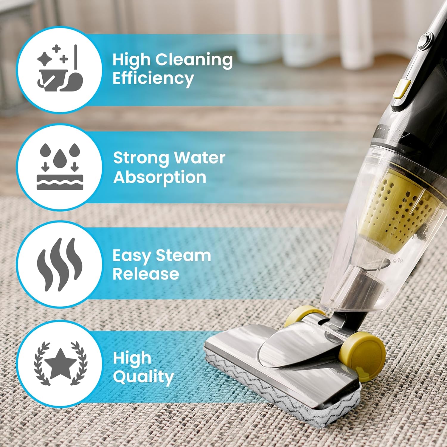 6 Pack Steam Mop Replacement Pads for Bissell Powerfresh Steam Mop 1940 photo 5