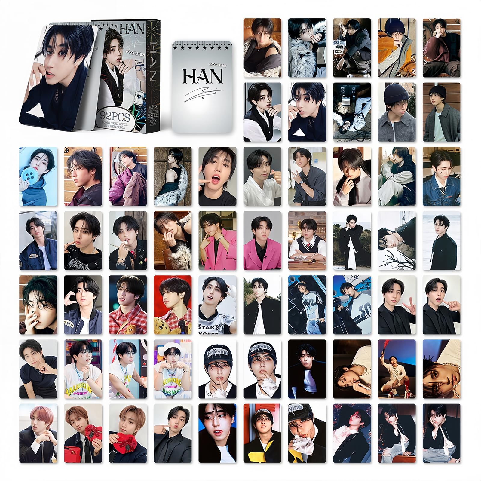 PYAJUU Stray Kids Photocards DO IT Álbum Cartões de fotos