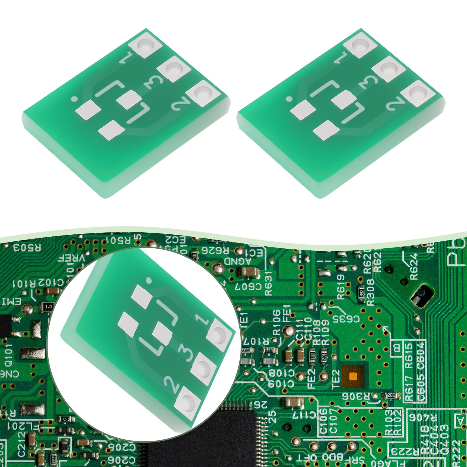 50 Pezzi SMD Bifacciale SOT23-3 SOT223 PCB Board Converter SOT23 A SIP3 2,54 Mm Adattatore 10x7,6 Mm Per Prodotti Elettronici