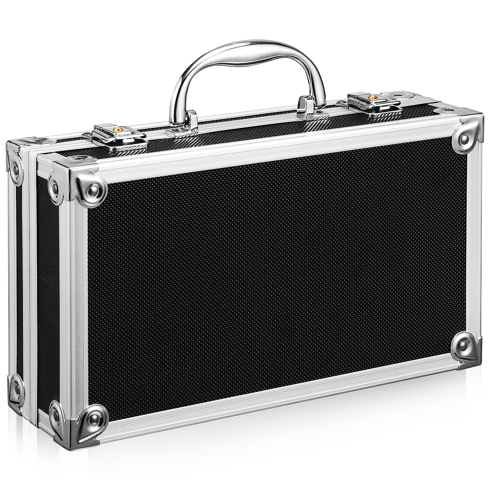 Boîte à outils portable noire PLAFOPE coffre alu verrouillable