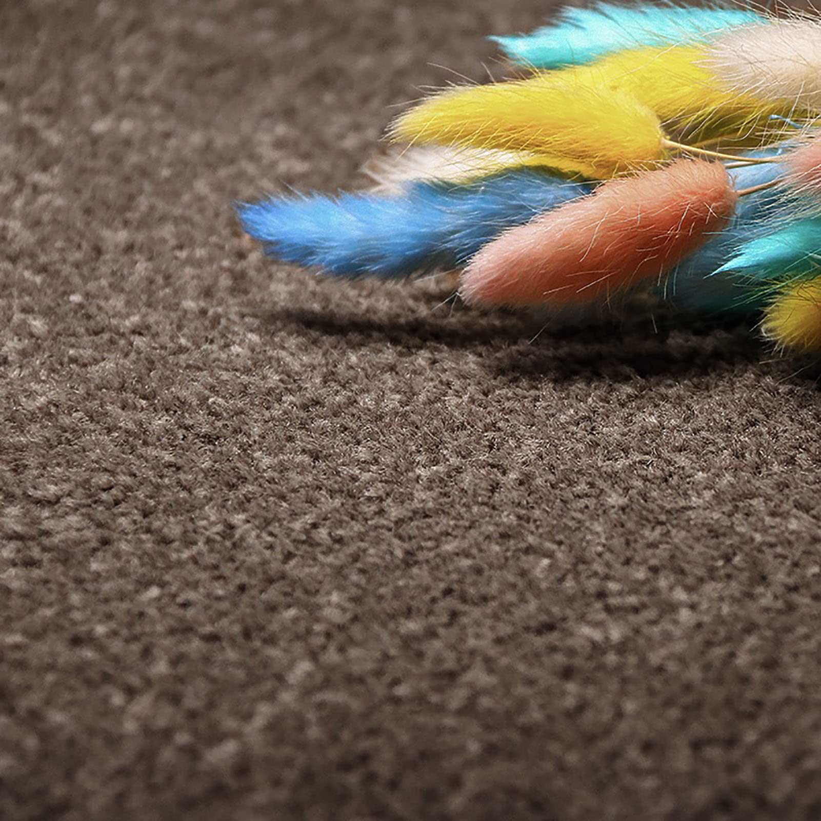 IBOWZ Moquette agugliata Tappetini autoadesivi da 50,8 x 50,8 cm per Pavimenti Lisci, Morbidi, con riduzione del Rumore, stacca e incolla, Lavabili, tappetini per Interni 10 Pezzi