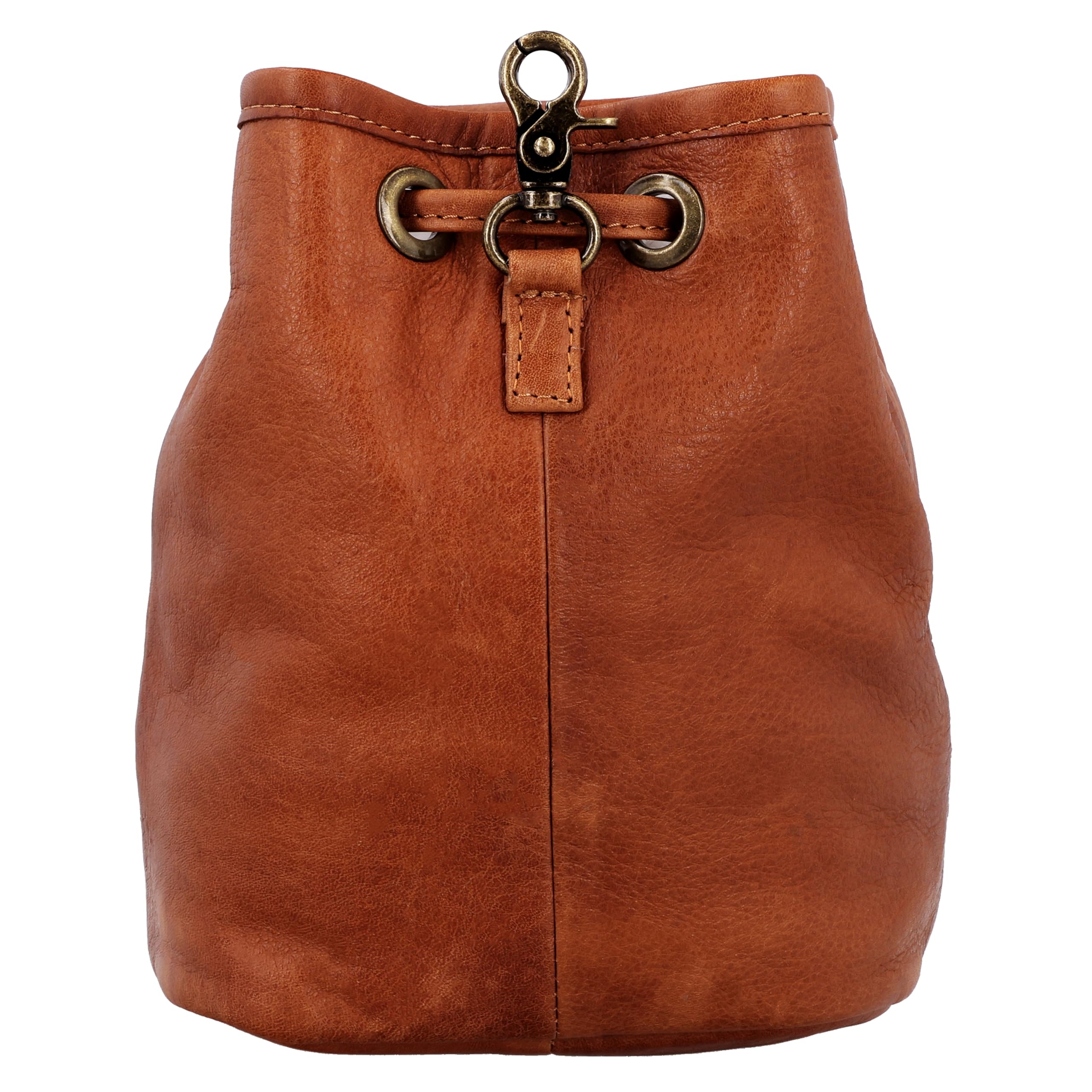 Gusti Sac banane en cuir Aouli - Sac à friandises - Accessoire pour chien - Marron