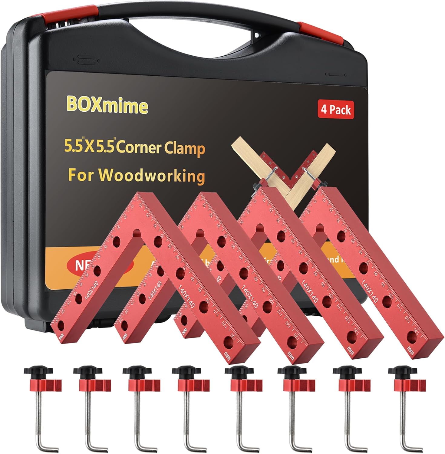 90 Degree Clamp Aluminum Alloy Corner Clamps for Woodworking