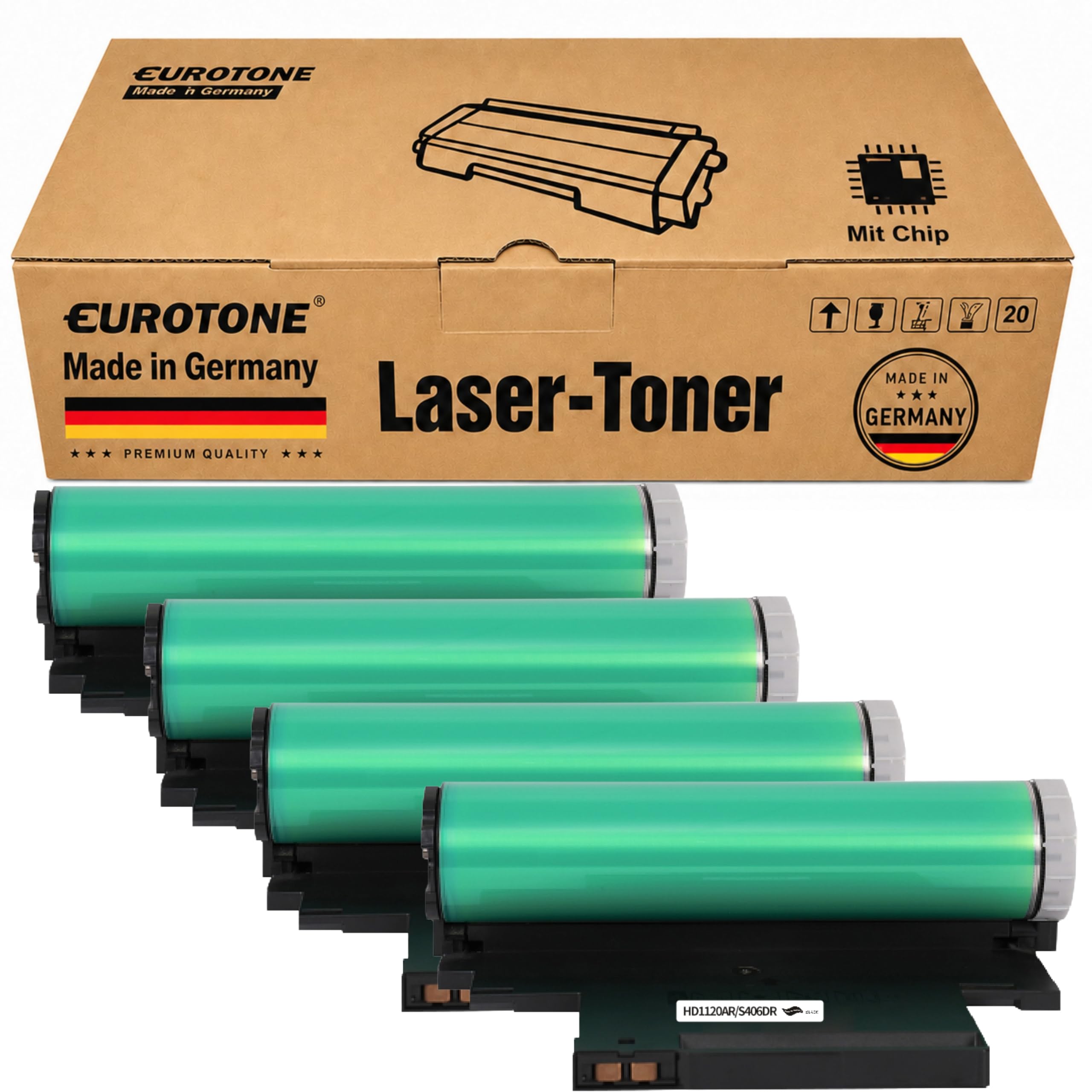 Eurotone 4 unità tamburo compatibili per HP Color Laser MFP 170 Series Color Laser MFP 178 nw Color Laser MFP 178 nwg W1120 A 120A W1120A W 1120A