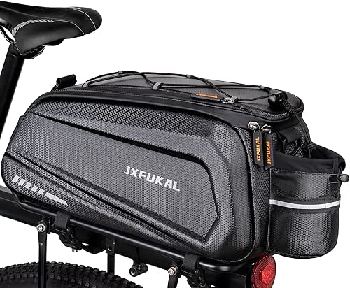 JXFUKAL Bike Bags for Bicycle Rear rack - 9.5L/17L/40L Hard