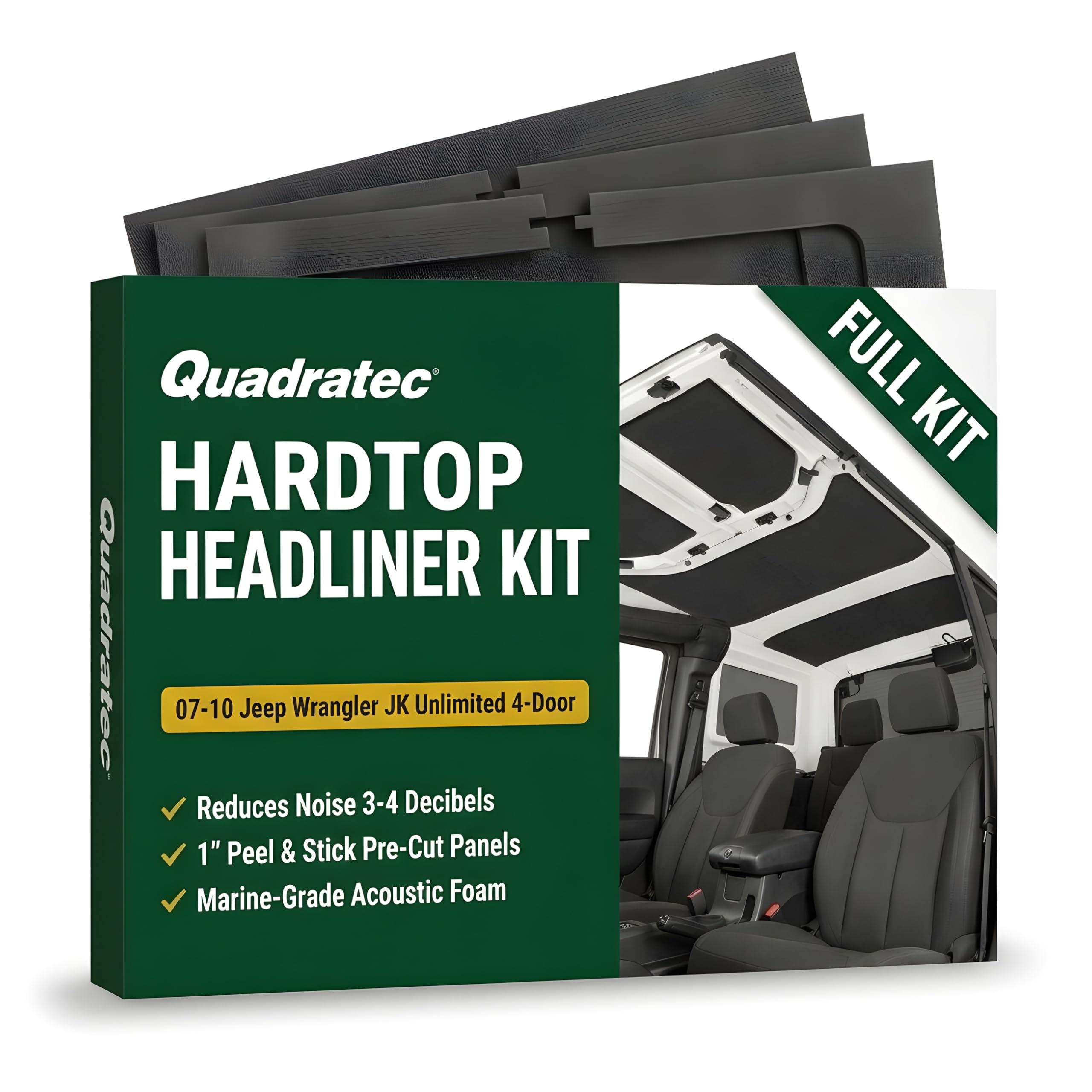 Amazon.com: QuadraTop Acoustic Hardtop Headliner Kit - Fits Jeep