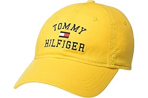 Tommy Hilfiger Men's Tommy Adjustable Baseball Cap in Yellow