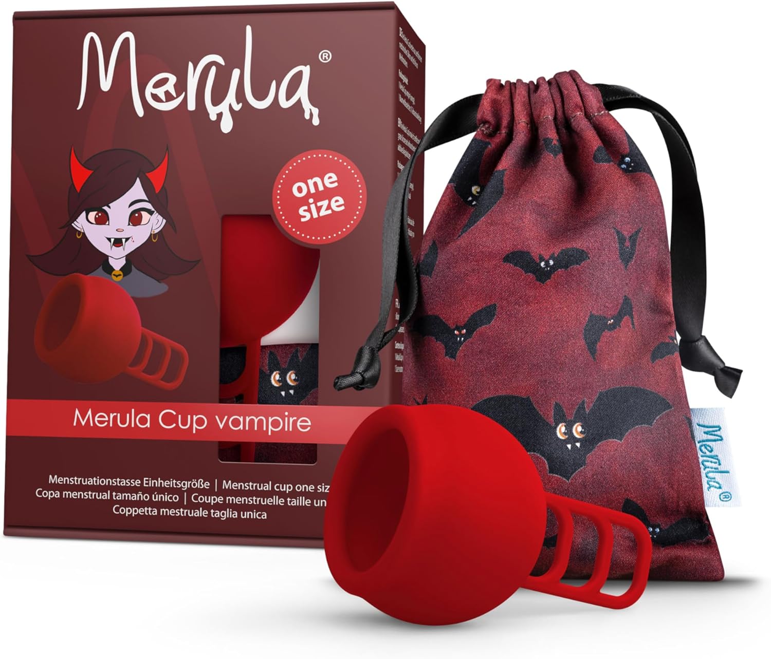 Merula Cup Vampire - One Size Menstrual Cup from Medical Grade Silicon