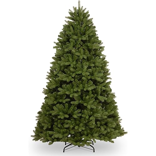 National Tree Company Artificial Christmas Tree, Newberry Spruce, Green, Includes Stand, 7.5 Feet