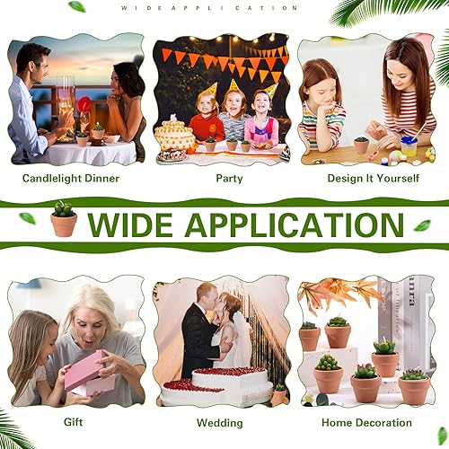 Miniatura 7 de 6 velas decorativas para suculentas, velas de té hechas a mano, velas de té, velas de baby shower, elegantes velas con mini candelabros de arcilla