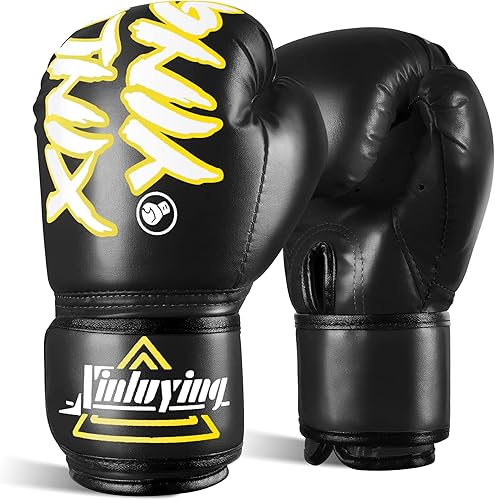Miniatura 1 de Xinluying Guantes de boxeo para niños, saco de boxeo, entrenamiento de kickboxing, MMA Muay Thai para niños y niñas