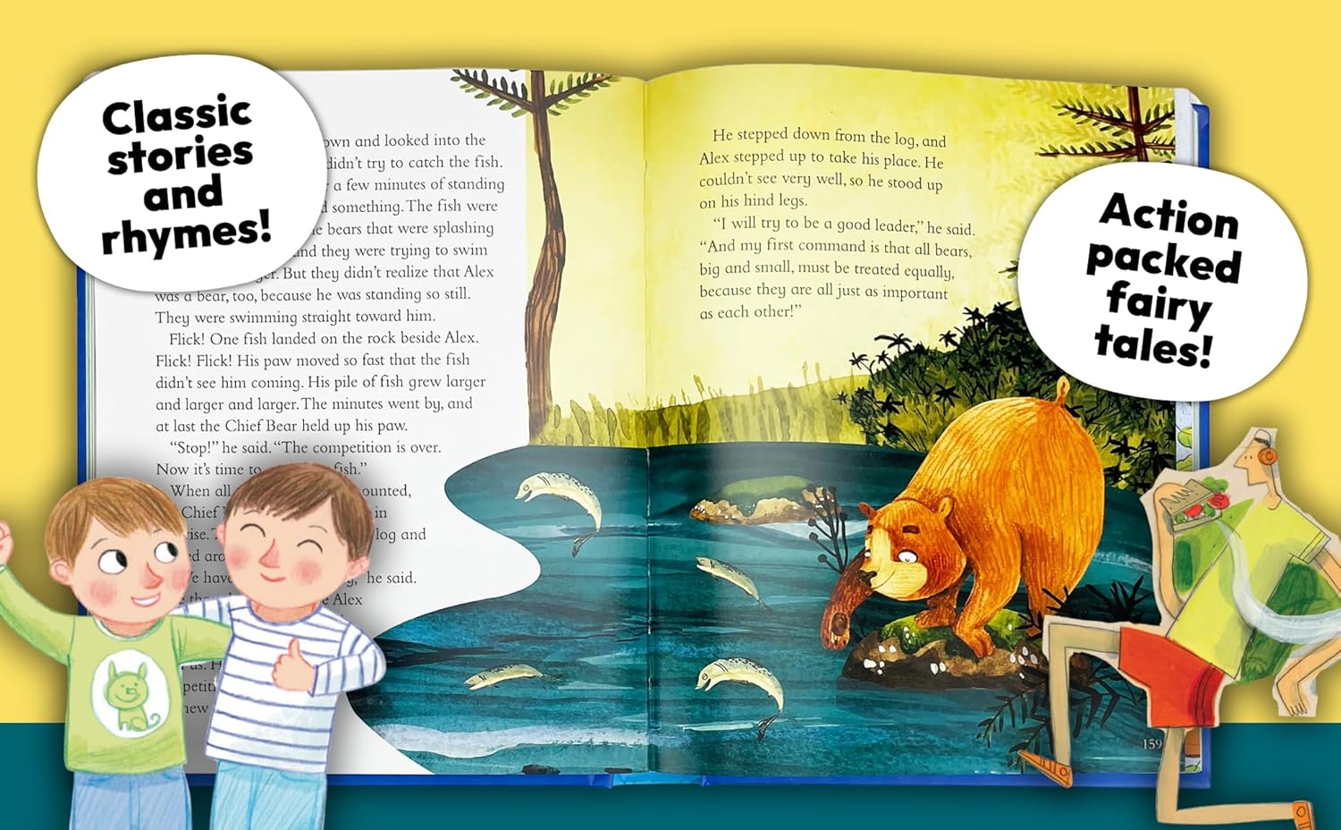 365 Stories and Rhymes - Tales of Action and Adventures: Short Nursery Rhymes, Fairy Tales and Bedtime Collections for Little Boys and Heroes