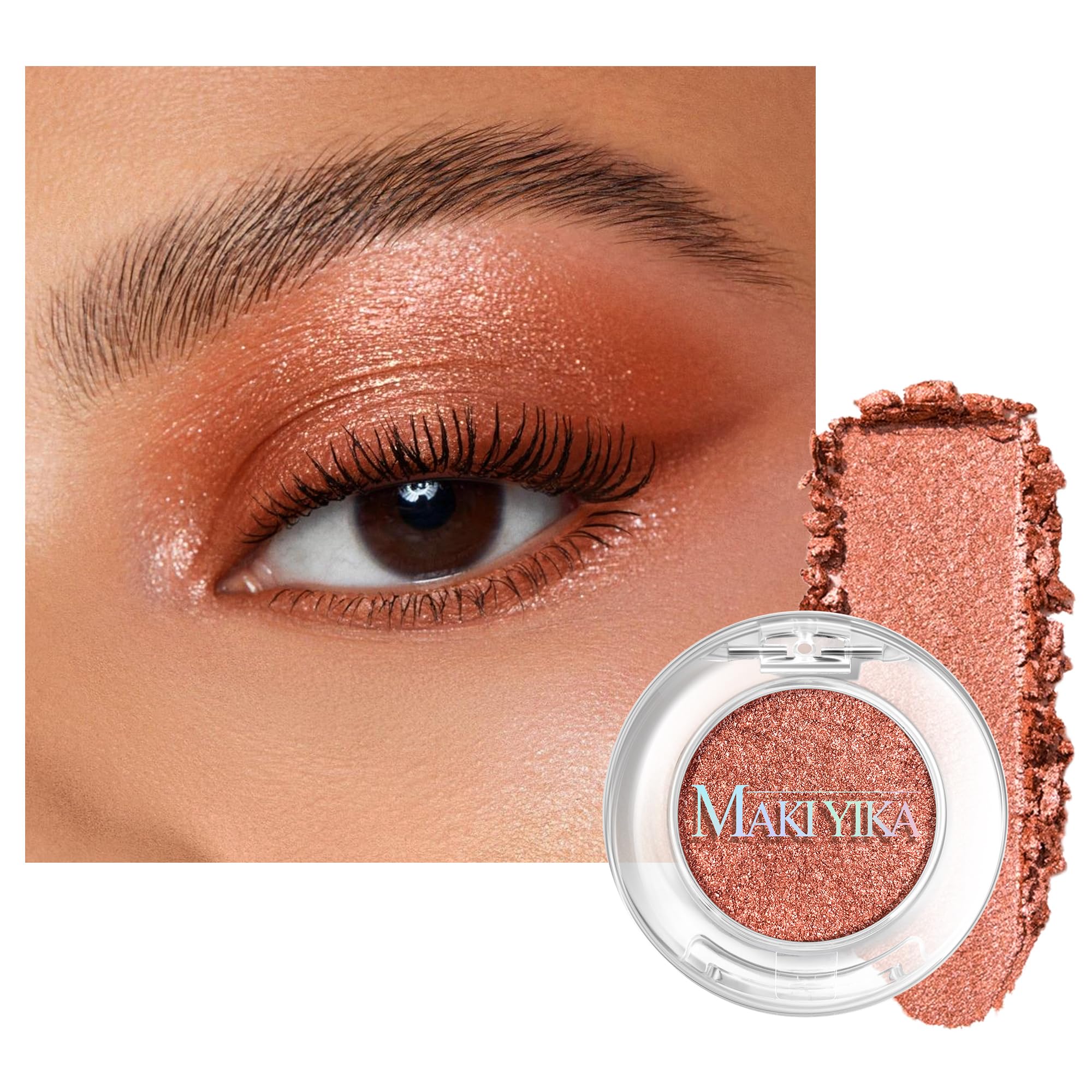 MAKI YIKA Bronze Creme Eyeshadow Single Shimmer Copper Cream Eye Shadow