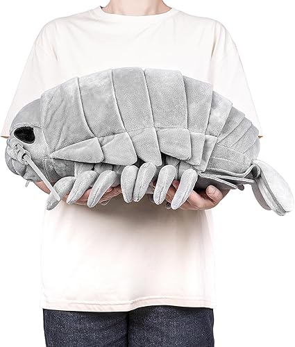 Miniatura 4 de ZHONGXIN MADE Peluche grande de isópodos  Animal de peluche realista de 20 pulgadas isópodos Weigted de Bathynomus Giganteus Artrópodo peluche de