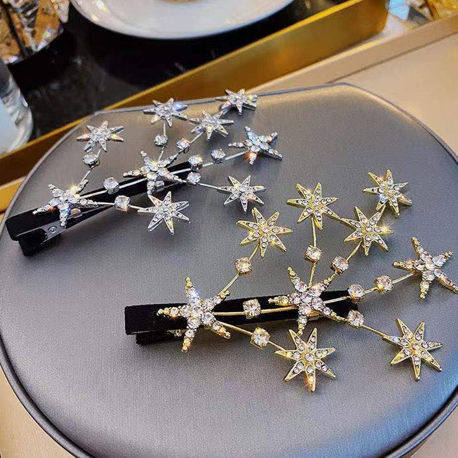 Rubela Five-Pointed Star Hairpin Full Of Rhinestone Hair Clip Women Hair Clips Female Elegant Duckbill Clip Hairgrip Fashion Hair Claw Clips Lady Hair Accessories (B0CJC417MC) Amazon Price History, Amazon Price Tracker
